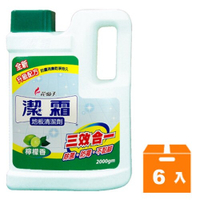 花仙子 潔霜 地板清潔劑-檸檬香 2000gm (6入)/箱【康鄰超市】