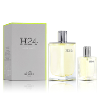 HERMES 愛馬仕 H24淡香水100ML禮盒(淡香水100ML+噴式隨身瓶12.5ML)