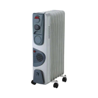 HY-B4 caster wheel oil filled radiators heater 7fins/9fins/11fins/13fins with turbo fan and 24hours timer available