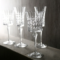 無鉛水晶高腳香檳杯子歐式創意?石紋路紅酒杯酒具