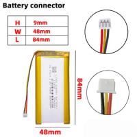 Replace 3.8V 6000mAh 904884 Lipo Battery For anbernic RG405V Game machine Open source handheld