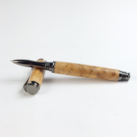 福杉樹榴旋轉鋼珠筆 #KOBE手工筆 #手工筆 #手工鋼珠筆