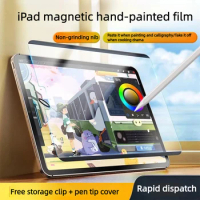 Applicable Apple iPadAir5 tablet magnetic class paper film iPad9 removable 10.2 film Pro11 inch protection