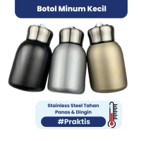 Botol Minum Kecil Mini Termos Tahan Suhu Panas Dingin Stainless Steel