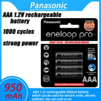8-64PCSPanasonic Original Eneloop Pro 950mAh AAA battery For Flashlight Toy Camera PreCharged high capacity Rechargeable Battery