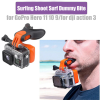 Surfing Shoot Surf Dummy ปากฟันสำหรับ Gopro 11 ces Holder Mount Kit สำหรับ DJI Action 3Insta360X3 Go 3อุปกรณ์เสริมสำหรับกล้อง