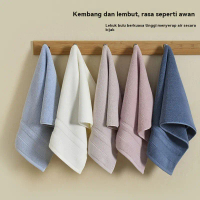 Tuala Muka 7A Antibakteria Kapas Kelas A Lembut Penyerap Mesra Kulit untuk Isi Rumah Face Towel Micr