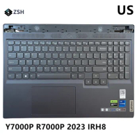 NEW US English laptop backlit Keyboard for Lenovo Y7000P R7000P 2023 Legion Slim 5 16APH8 IRH8 Laptop Keyboard C Cover