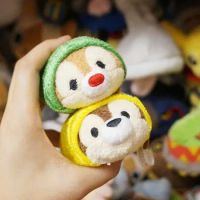 Tokyo Disneyland TSUM TSUM Chip Dale Stuffed Plush Toys 9cm Soft Kawaii Chip DalePepper Series Plush Pendant Gifts for Kids