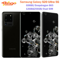 Samsung Galaxy S20 Ultra 5G G9880 256GB/512GB Mobile Phone Dual SIM Snapdragon 865 Octa Core 6.9" Quad Camera 12GB RAM NFC