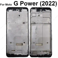 LCD Front Frame For Motorola MOTO G Power 2022 Front Screen Frame Cover Housing Holder Parts