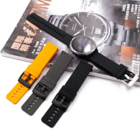 Watch accessories silicone watch strap men for suunto9 Spartan speed outdoor photoelectric baro rubber expedition watch band