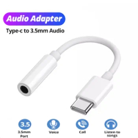 USB Type C To 3.5 Jack Earphone Adapter USB-C 3 5mm Audio Cable Converter For IPhone 15 15 Pro MAX Samsung Galaxy Huawei Xiaomi