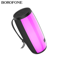 BOROFONE Night Light LED Bluetooth Speaker Protable Outdoor Music Player Breathing Light Speaker Support TF Card FM Radio