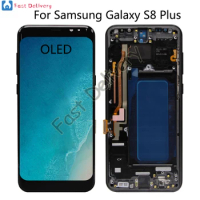 OLED For SAMSUNG Galaxy S8 Plus LCD G955 G9550, SC-03J G955F Display lcd Touch Screen Digitizer For samsung s8 plus lcd