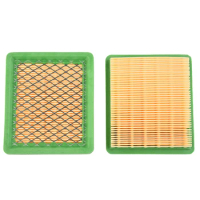 2Pcs Air Filters For Fuxtec FX-RM 4639 5196 PRO 1855 FX-RM 5.5 5.0 Replacement 4260249446175 / RM1850E1004 116*110*29mm