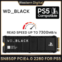 WD BLACK SN850X 1TB 2TB NVMe Internal Gaming SSD Solid State Drive with  Heatsink Works with Playstation 5 Gen4 PCIe M.2 2280 - AliExpress