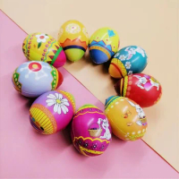 squishy toys Hot selling new Halloween Easter egg Pu slow rebound decompression toy simulation color printing decompression egg