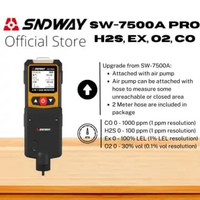 SNDWAY Gas Detector 4 in 1 CO H2S O2 Combustible Gas Sensor Air Pump SW 7500A/SW-7500PRO SW-7500A Pr