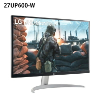 【最高現折268】LG 27UP600-W UHD 4K IPS HDR400 FreeSync 27吋多工視窗外接螢幕