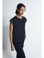 เสื้อยืดผู้หญิง Heavy Cotton Studded
