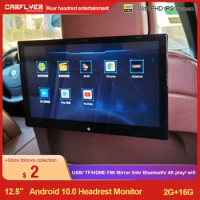 13.3inch Car Headrest Monitor Android9.0 HD 1080P WIFI/Bluetooth/USB/HDMI/FM Video MP5 Player Car Back Seat Entertainment System
