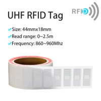ISO18000-6C RFID Sticker Label Tags UHF Passive RFID Tags for Inventory Management