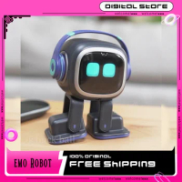 Emo Robot Intelligent Emotional Robots With Accompanies AI Emopet Voice Interaction Desktop Electronic Pet Christmas Kids Gifts