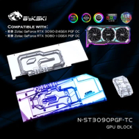 Bykski GPU Active Backplate Block For ZOTAC RTX3090 24G6X/3080 10G6X PGF OC/ZOTAC Gaming RTX 3090 AMP Core Holo/Extreme Holo