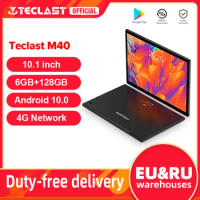 Teclast M40 10.1'' Android 10 Tablet 6GB RAM 128GB ROM UNISOC T618 Octa Core 4G Network Tablets PC 1920x1200 Dual Wifi Type-C