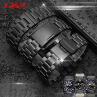 Stainless Steel Watchbands Adapter for CASIO G-Shock Modified GG-1000/GWG GSG-100 Men's strap Bracel