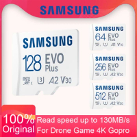 SAMSUNG EVO Plus Micro SD Card 128GB 64GB 512GB 256GB Micro SD Pro Plus Flash Memory Card SD Memory U1 U3 4K Microsd TF Cards