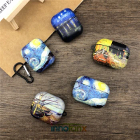 Van Gogh Cases For Airpods 1 2 3 Pro Pro2 Case For Apple Earphone Cover Protective Shell Oil Painting Artwork Design Shakeproof