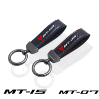 motorcycle keychain ring carbon fiber accessories for Yamaha mt03 mt07 mt09 mt125 mt15 MT-03 MT-07 MT-07 MT-12 MT-125