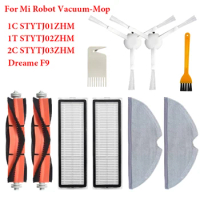 HEPA Filter Mop Cloth Main Side Brush For XiaoMi Mi Robot Vacuum-Mop 1C STYTJ01ZHM 1T STYTJ02ZHM 2C STYTJ03ZHM Dreame F9 Parts