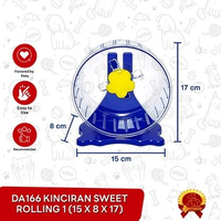 Sweet Mainan Kinciran Jogging Wheel Hamster Rolling 1 DA166 15x8x17cm