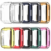 Soft TPU Case for Apple Watch 45mm 41mm 44MM 40MM 42MM 38 MM Full Bumper Screen Protector Cover Correa IWatch 8 7 6 SE 9 2 3 4 5