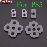 50 Sets Soft Rubber Silicone Conductive Adhesive Button Pad keypads for Sony PS5 ps5 Game Controller Repair Parts