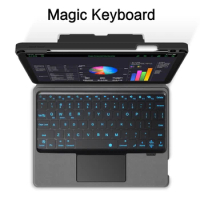 HUWEI Magic Keyboard For iPad Pro 11 inch 12.9 3th 10.5 10.2 2021 2020 Air 4th Tablet Smart Cover Case TouchPad Wireless Backlit