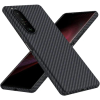 Aramid Fiber Case for Sony Xperia 1 III Case for Sony Xperia 10 iii 1 ii 5 iv Real Carbon Fiber 3D Ultra Thin &amp; Light Cover Case