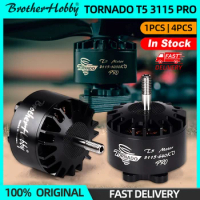 1/4PCS BrotherHobby Tornado T5 3115 Pro Brushless Motor 400/640/900/1050/1200/1520KV 5-8S FPV Racing