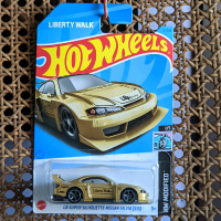 hotwheels hw diecast  lb super silhouette nissan silvia s15 lbwk gold emas