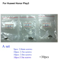30PCS a set Silver Screw For Huawei Honor Play3 mainboard motherboard Cover Screws Repair Parts For Huawei Honor Play 3