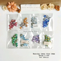 kancing jamur warna size 14mm