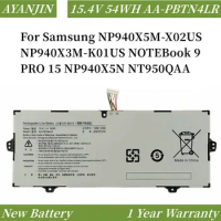 AA-PBTN4LR BA43-00 15.4V 54WH Laptop Battery For Samsung NP940X5M-X02US NP940X3M-K01US NOTEBook 9 PRO 15 NP940X5N NT950QAA