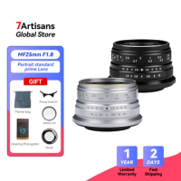 7artisans 7 artisans 25mm F1.8 APS-C Manual Focus Prime Lens For Sony E Fujifx Canon EOS-M Micro Four Thirds Mount Camera Lens