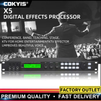 X5 Karaoke Pre-effects KTV Professional Digital Audio Echo Effect Processor X5 DSP Audio Processor Mixer Reverberator