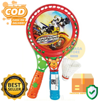 ( BISA COD ) PROMO Mainan Anak Set Raket Badminton Karakter Edukatif Anak Bulu Tangkis Plastik SNI /