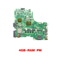A450V Motherboard I3 I5-3th CPU 4GB RAM For ASUS X450VC Laptop mainboard X450VC Laptop Motherboard
