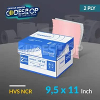 Codeshop Kertas Continuous Form 2 Ply 9.5x11 inch NCR Faktur Surat Jalan Slip Gaji Laporan Akuntansi